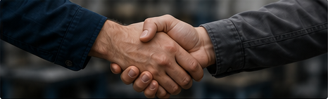 Business handshake
